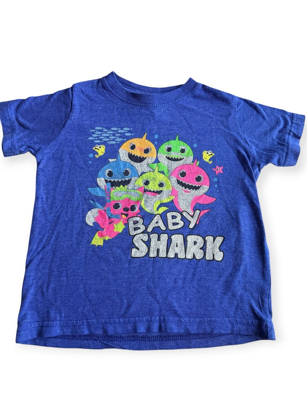 Blue Baby Shark Graphic Tee